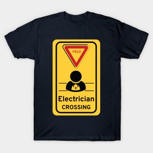 Electrician Crossing T-Shirt